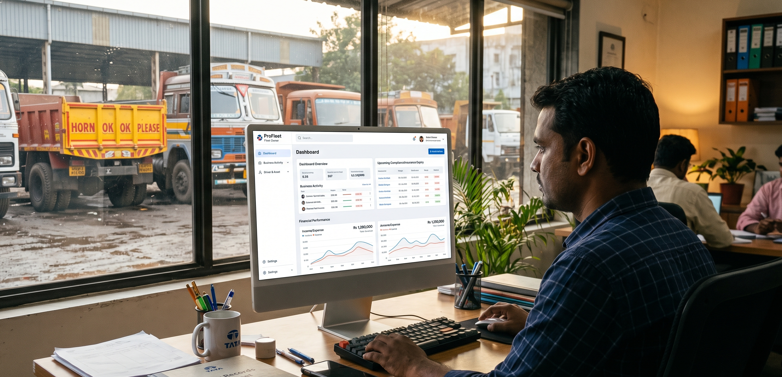 ProFleet Fleet Owner Mockup